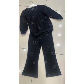 Фотография Костюм детский спортивный на девочку PR737 black р.5-10 "Proschenko" недорого оптом от прямого поставщика