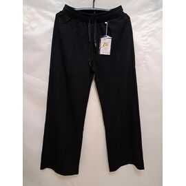 Штани спортивні чоловічі 8010 black р.XL-5XL "ZERO" недорого оптом від прямого постачальника