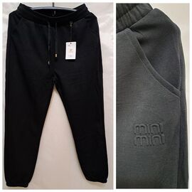 Штани спортивні чоловічі 8011 black р.XL-5XL "ZERO" недорого оптом від прямого постачальника