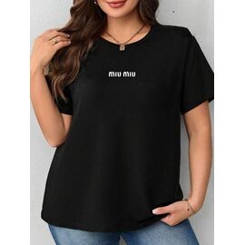 Фотография Футболка женская 9-1 black р.S-XL "VICTORY" недорого оптом от прямого поставщика