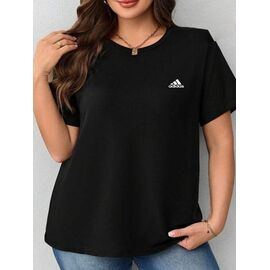 Фотография Футболка женская 9-1-4 black р.S-XL "VICTORY" недорого оптом от прямого поставщика