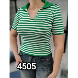 Фотография Футболка женская 4505 green р.42-46 "LOOK" недорого оптом от прямого поставщика
