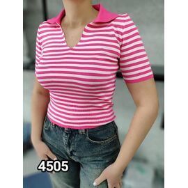 Фотография Футболка женская 4505 pink р.42-46 "LOOK" недорого оптом от прямого поставщика