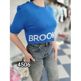 Фотография Топ женский 4506 blue р.42-46 "LOOK" недорого оптом от прямого поставщика