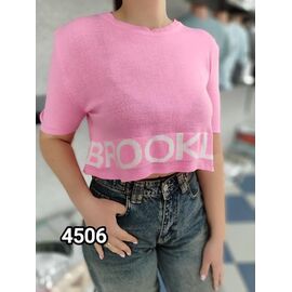 Фотография Топ женский 4506 pink р.42-46 "LOOK" недорого оптом от прямого поставщика