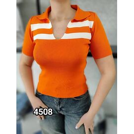 Фотография Футболка женская 4508 orange р.42-46 "LOOK" недорого оптом от прямого поставщика