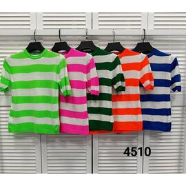 Фотография Футболка женская 4510 navy р.42-46 "LOOK" недорого оптом от прямого поставщика