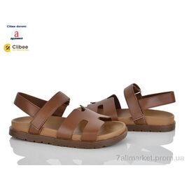 Фотография Босоножки детские летние Лето D6281-1 brown (7 пар р.31-37) "Clibee-Doremi" недорого оптом от прямого поставщика
