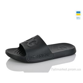 Шльопанці чоловічі пляжні Літо 131 чорний (8 пар р.41-45) "Зручне взуття" недорого оптом від прямого постачальника