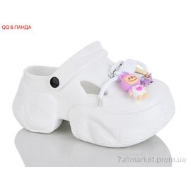 Крокси жіночі літні Літо QQ81-2 (6 пар р.36-41) "QQ&Панда" недорого оптом від прямого постачальника