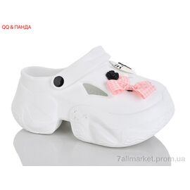 Крокси жіночі літні Літо QQ82-2 (6 пар р.36-41) "QQ&Панда" недорого оптом від прямого постачальника