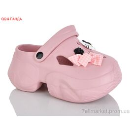 Крокси жіночі літні Літо QQ82-4 (6 пар р.36-41) "QQ&Панда" недорого оптом від прямого постачальника