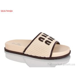 Фотография Шлепки женские облегченные Лето QQ109-3 (8 пар р.36-41) "QQ&Панда" недорого оптом от прямого поставщика