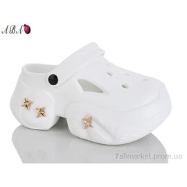 Крокси жіночі літні Літо QQ8ABA5-2 (6 пар р.36-41) "Aba" недорого оптом від прямого постачальника