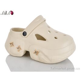 Крокси жіночі літні Літо QQ8ABA5-3 (6 пар р.36-41) "Aba" недорого оптом від прямого постачальника