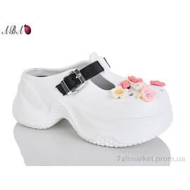 Крокси жіночі літні Літо QQ8ABA9-2 (6 пар р.36-41) "Aba" недорого оптом від прямого постачальника