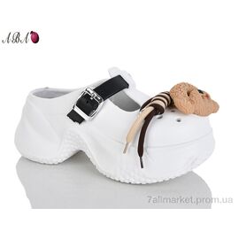 Крокси жіночі літні Літо QQ8ABA3-2 (6 пар р.36-41) "Aba" недорого оптом від прямого постачальника