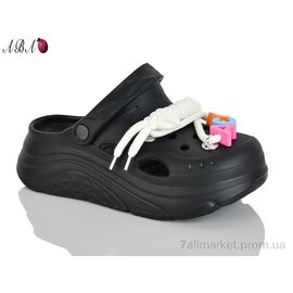 Фотография Кроксы женские летние Лето QQ9ABA0-1 (6 пар р.36-41) "Aba" недорого оптом от прямого поставщика