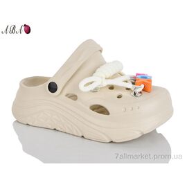 Фотография Кроксы женские летние Лето QQ9ABA0-3 (6 пар р.36-41) "Aba" недорого оптом от прямого поставщика