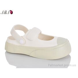 Фотография Кроксы женские летние Лето 9ABA999 beige (10 пар р.36-41) "Aba" недорого оптом от прямого поставщика