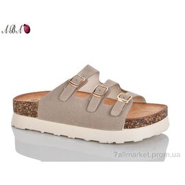 Фотография Шлепки женские облегченные Лето QQ1ABA32-3 (8 пар р.36-41) "Aba" недорого оптом от прямого поставщика