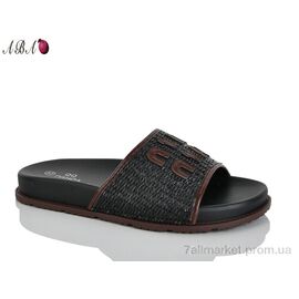 Фотография Шлепки женские облегченные Лето QQ1ABA09-1 (8 пар р.36-41) "Aba" недорого оптом от прямого поставщика