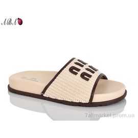 Фотография Шлепки женские облегченные Лето QQ1ABA09-3 (8 пар р.36-41) "Aba" недорого оптом от прямого поставщика