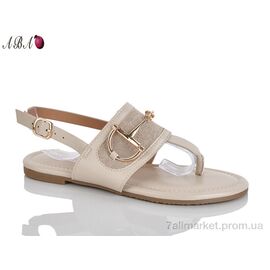 Фотография Босоножки женские летние Лето QQ1ABA08-3 (8 пар р.36-41) "Aba" недорого оптом от прямого поставщика