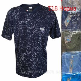 Фотография Футболка мужская молодёжная  р-ры XL-4XL (микс цв) "NICOLAS" недорого оптом от прямого поставщика