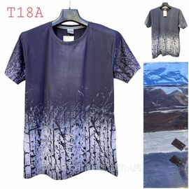 Фотография Футболка мужская молодёжная  р-ры XL-3XL (микс цв) "NICOLAS" недорого оптом от прямого поставщика