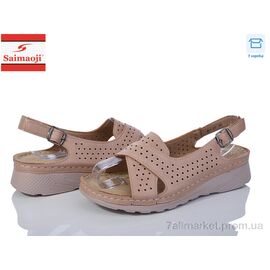 Фотография Босоножки женские летние Лето B7-15 (8 пар р.37-42) "Saimaoji" недорого оптом от прямого поставщика