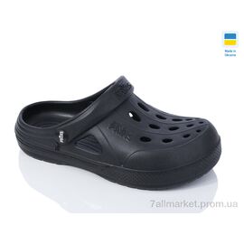 Фотография Кроксы женские летние Лето Крокс Ж чорний (8 пар р.36-41) "Inblue" недорого оптом от прямого поставщика
