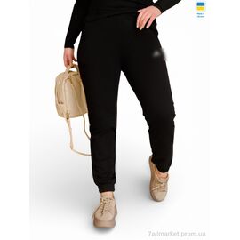 Фотография Спортивные брюки женские Весна/осень 10231AD чорний (4 шт. р.сетка S-XL) "Sport style" недорого оптом от прямого поставщика