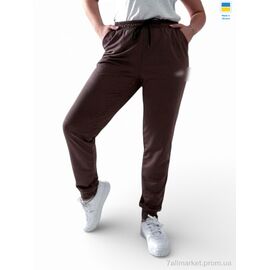 Фотография Спортивные брюки женские Весна/осень 10231PU шоколад (4 шт. р.сетка S-XL) "Sport style" недорого оптом от прямого поставщика