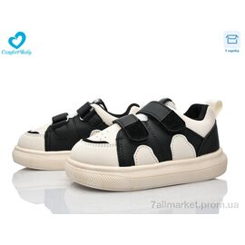 Фотография Кроссовки детские модные Весна/осень 7199-2 чорний (6 пар р.26-30) "Comfort-baby" недорого оптом от прямого поставщика