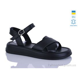 Босоніжки жіночі літні Літо 2 чорний к. (6 пар р.36-40) "Sali" недорого оптом від прямого постачальника