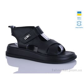 Босоніжки жіночі літні Літо 3 чорний к. (6 пар р.36-40) "Sali" недорого оптом від прямого постачальника