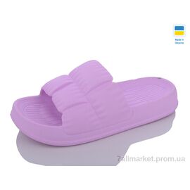 Фотография Шлепки женские облегченные Лето C95 бузковий (6 пар р.36-41) "Inblue" недорого оптом от прямого поставщика