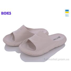 Фотография Шлепки женские облегченные Лето Progress 132 бежевий (8 пар р.36-40) "Roks" недорого оптом от прямого поставщика
