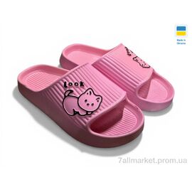 Фотография Шлепки женские облегченные Лето 104 рожевий (8 пар р.36-41) "Rai shoes" недорого оптом от прямого поставщика