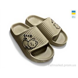 Фотография Шлепки женские облегченные Лето 104 капучіно (8 пар р.36-41) "Rai shoes" недорого оптом от прямого поставщика