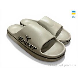 Шльопанці чоловічі пляжні Літо 403 бежевий (8 пар р.41-46) "Rai shoes" недорого оптом від прямого постачальника