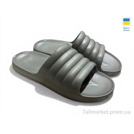 Шльопанці чоловічі пляжні Літо 408 сірий (8 пар р.40-46) "Rai shoes" недорого оптом від прямого постачальника