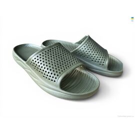 Шльопанці чоловічі пляжні Літо 409 хакі (8 пар р.41-46) "Rai shoes" недорого оптом від прямого постачальника