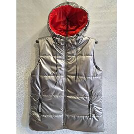 Фотография Жилетка женская G13 grey р.56-64 "ZERO" недорого оптом от прямого поставщика