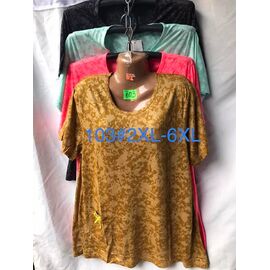 футболка жіноча 103 mix р.2XL-6XL "ZERO" недорого оптом від прямого постачальника