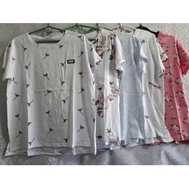 футболка жіноча 9195-5 mix р.50-56 "ZERO" недорого оптом від прямого постачальника