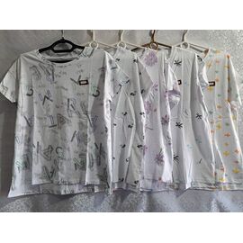 футболка жіноча 9195-8 white р.50-56 "ZERO" недорого оптом від прямого постачальника