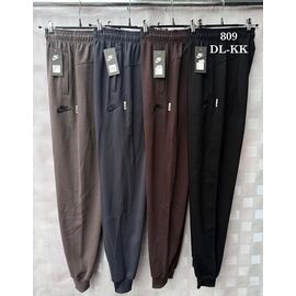 Штани спортивні чоловічі S2460 brown р.48-56 "Shon" недорого оптом від прямого постачальника