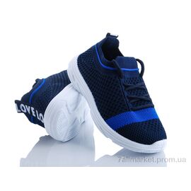 Фотография Кроссовки детские модные Весна/осень W444-5 (6 пар р.26-31) "Blue Rama" недорого оптом от прямого поставщика